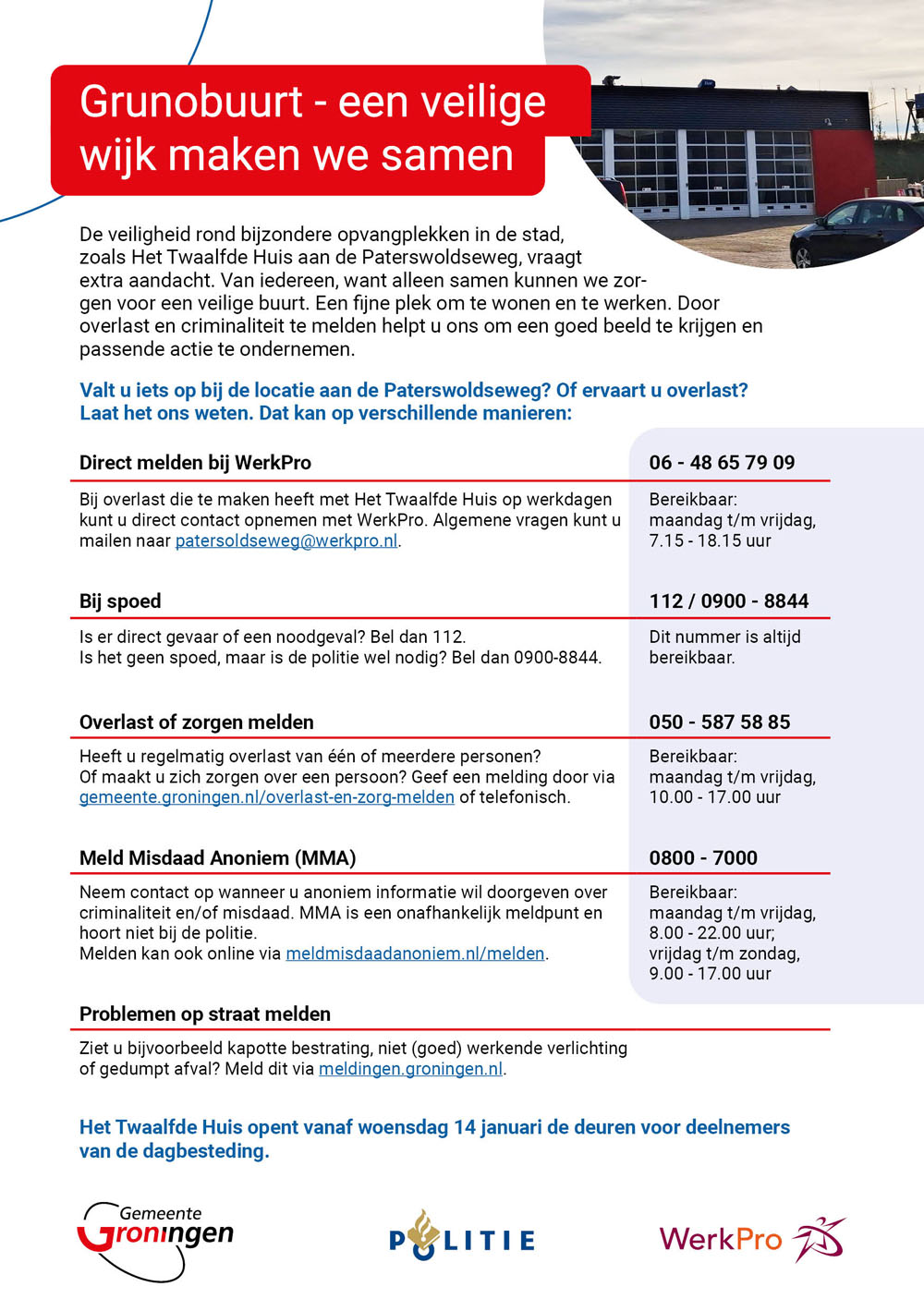 Werkpro flyer veiligheid
